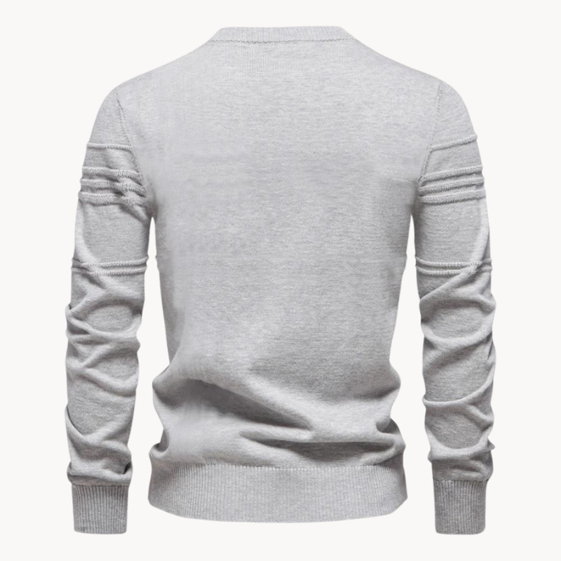 Clinton | Herringbone Pattern Sweater