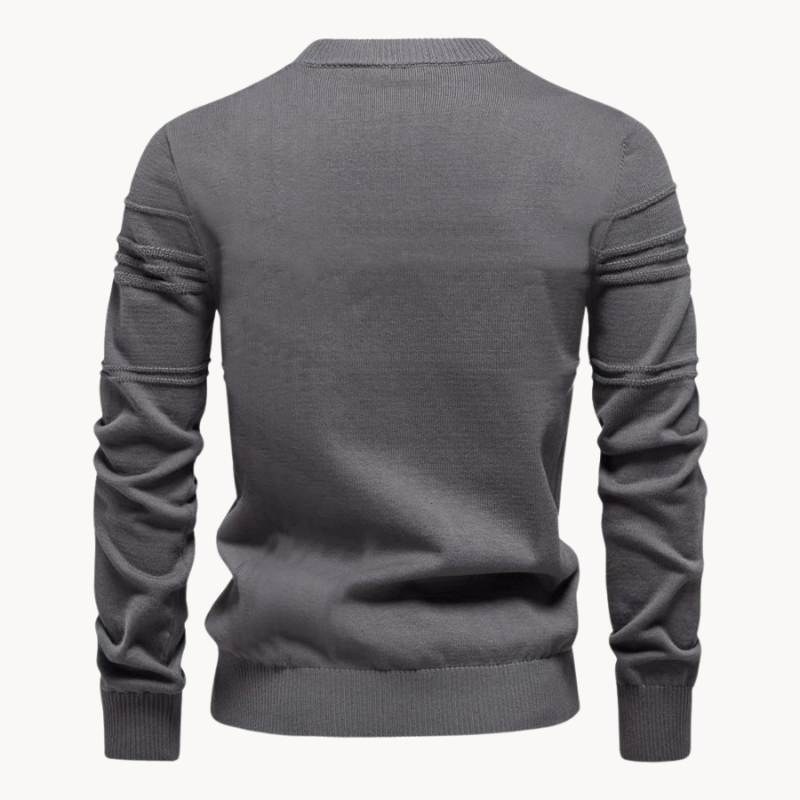 Clinton | Herringbone Pattern Sweater