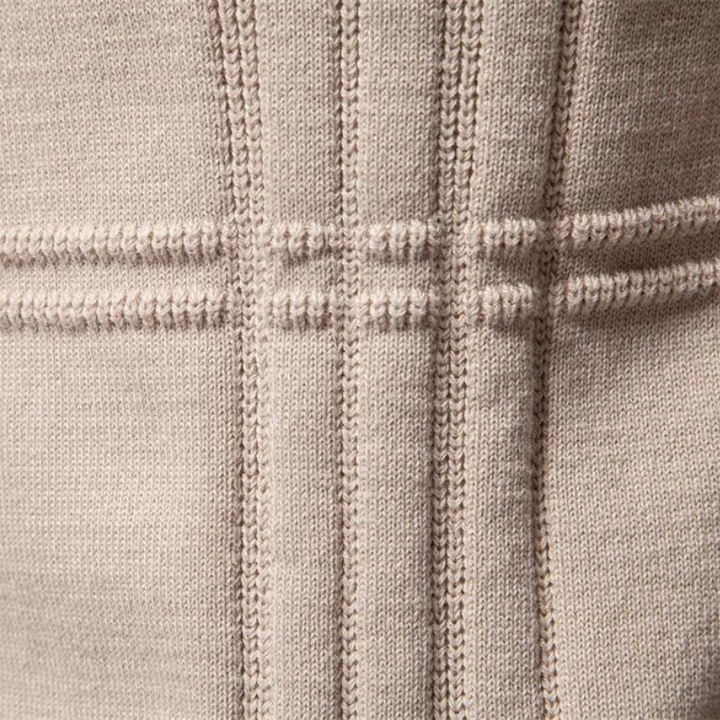Clinton | Herringbone Pattern Sweater