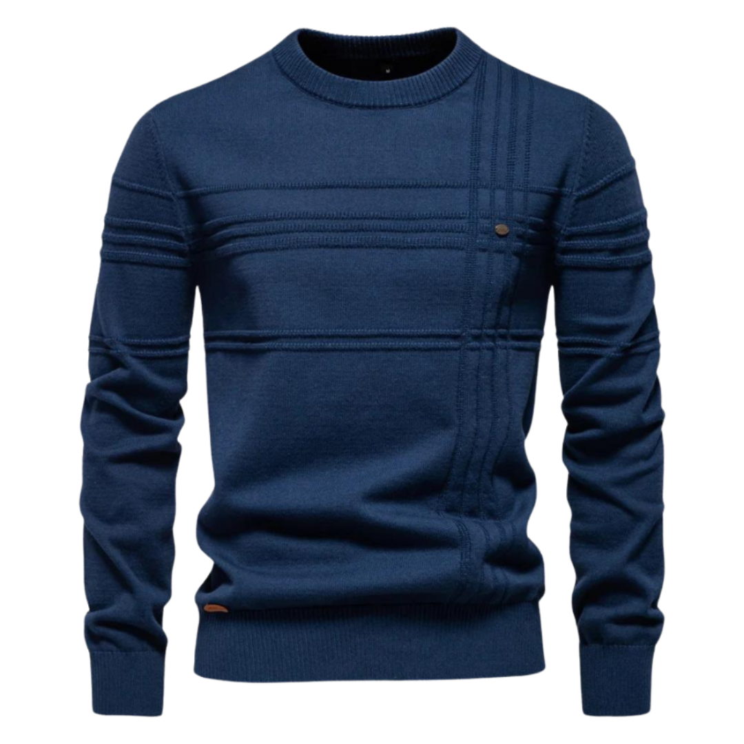 Clinton | Herringbone Pattern Sweater