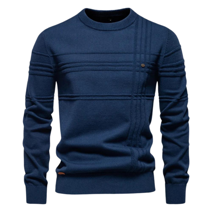 Clinton | Herringbone Pattern Sweater