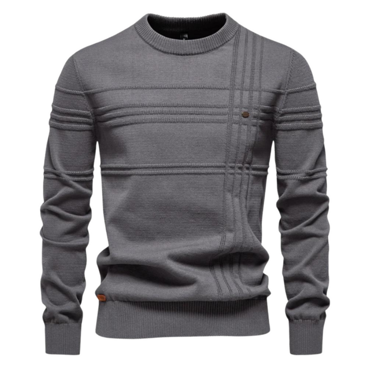 Clinton | Herringbone Pattern Sweater