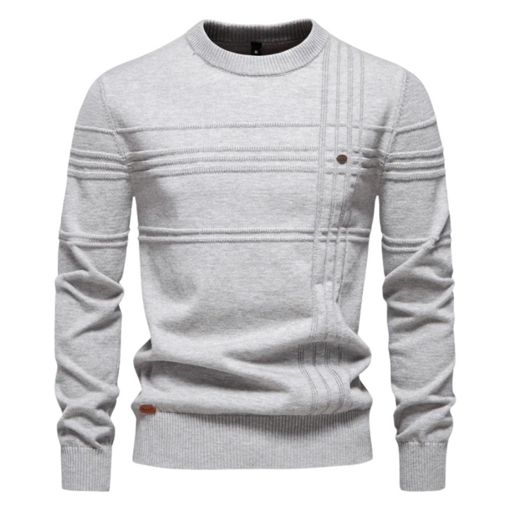 Clinton | Herringbone Pattern Sweater