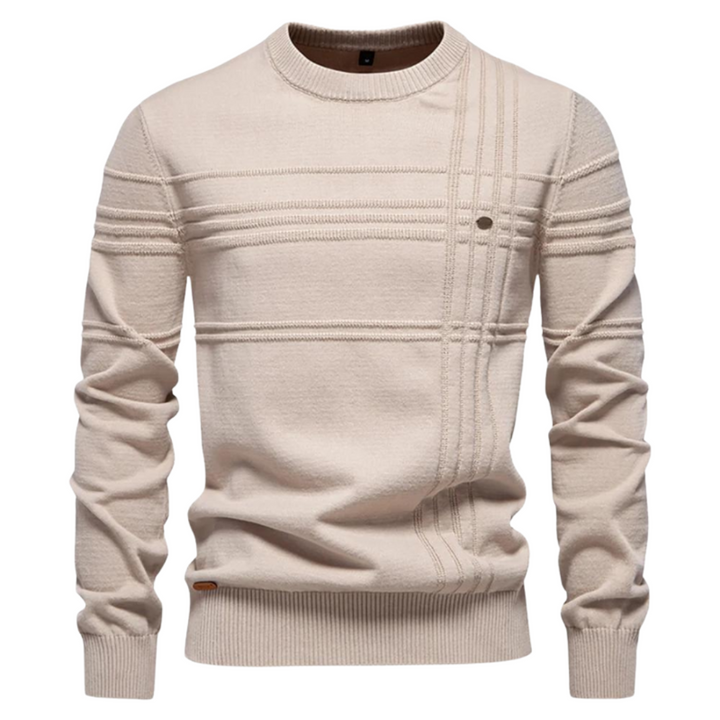 Clinton | Herringbone Pattern Sweater