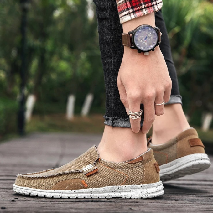 Bart | Moc Toe Woven Slip-Ons