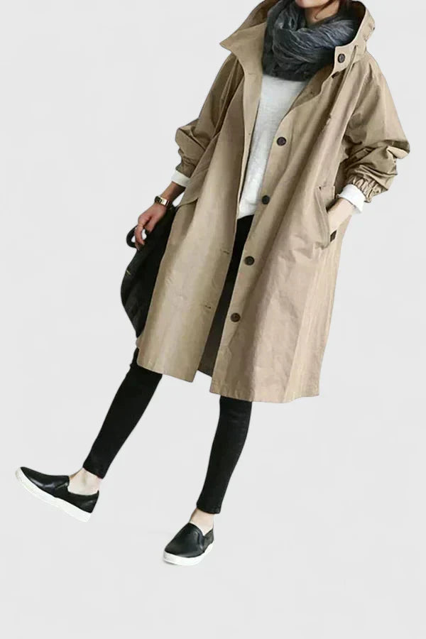 Maeve | Oversized Hooded Coat