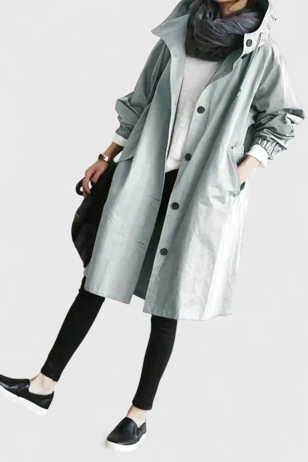Maeve | Oversized Hooded Coat