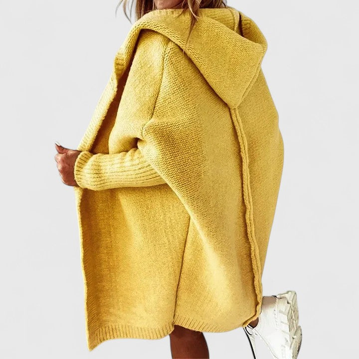 Lizette | Oversized Hooded Cardigan with Pockets