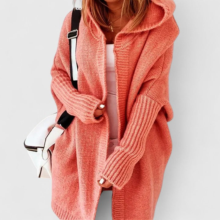 Lizette | Oversized Hooded Cardigan with Pockets