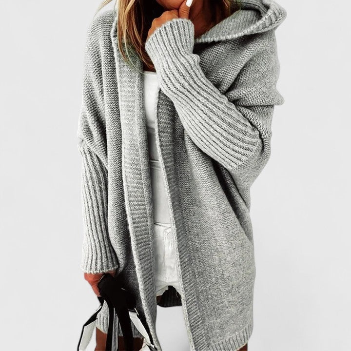 Lizette | Oversized Hooded Cardigan with Pockets
