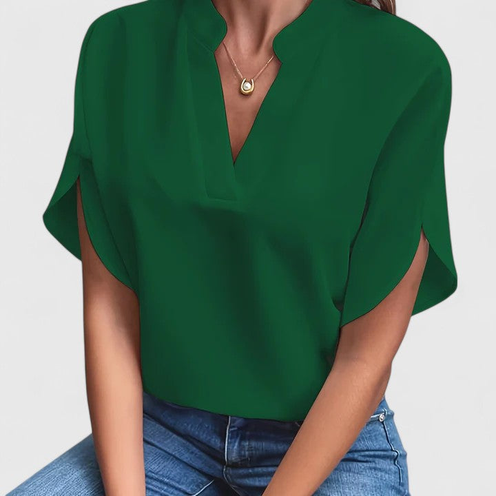Emiliana | Cotton Blend Spring Blouse