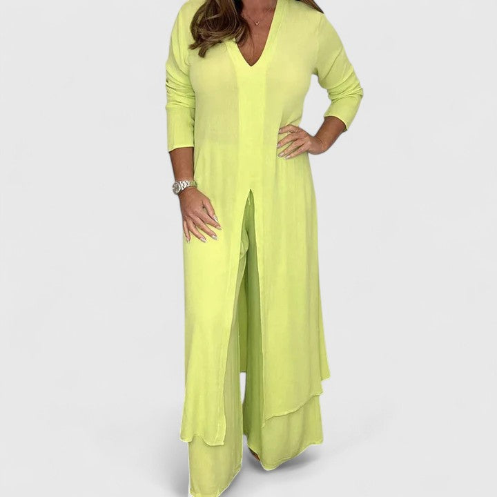 Edina | High-Waist Pullover Set