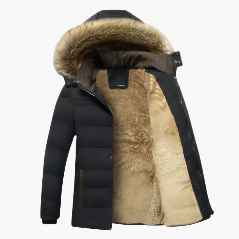 Alexander | Fur-Lined Heavy Winter Jacket