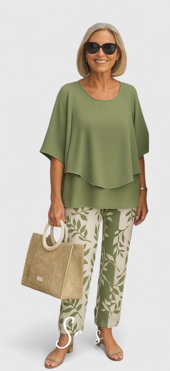 Poppy | Printed Pants Set
