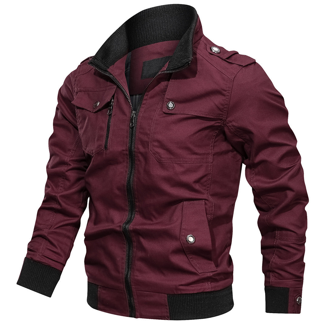 Aiden | Multi-Pocket Bomber Jacket
