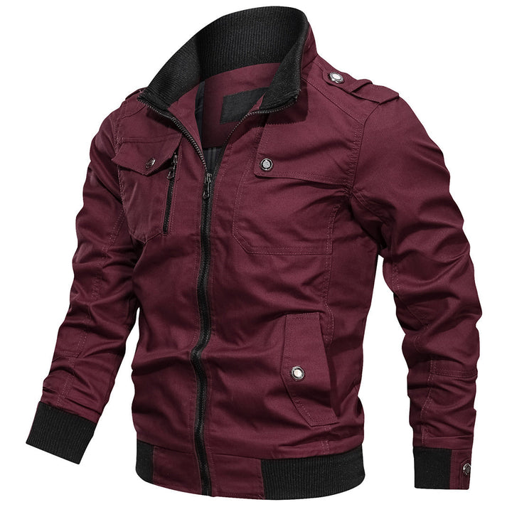 Aiden | Multi-Pocket Bomber Jacket
