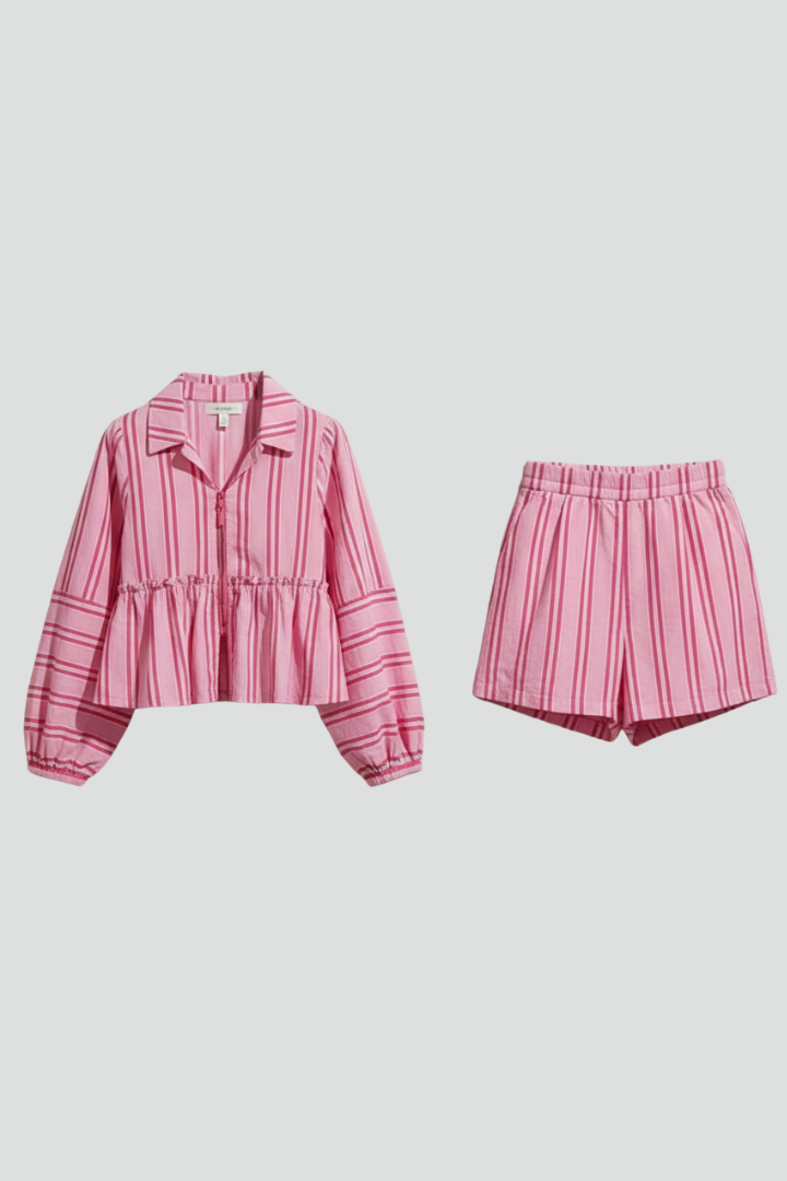 Atiya | Striped Long Sleeve Set