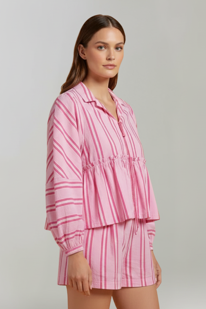 Atiya | Striped Long Sleeve Set