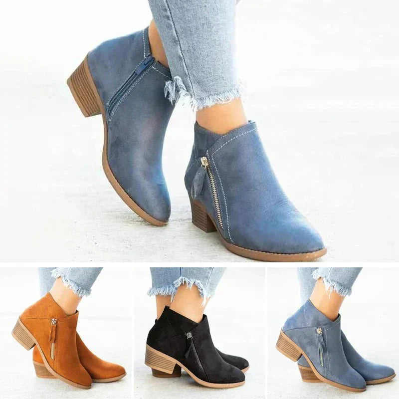 Caylee | Block Heel Ankle Boots