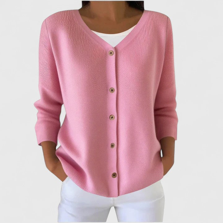 Marta | V-Neck Button Cardigan for Women