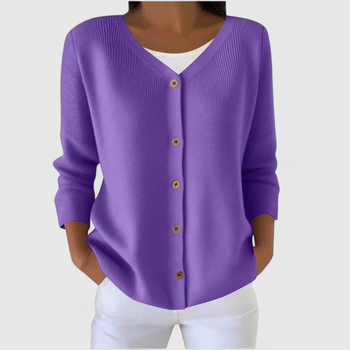 Marta | V-Neck Button Cardigan for Women