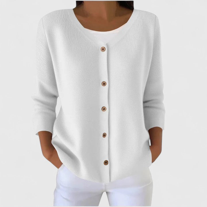 Marta | V-Neck Button Cardigan for Women