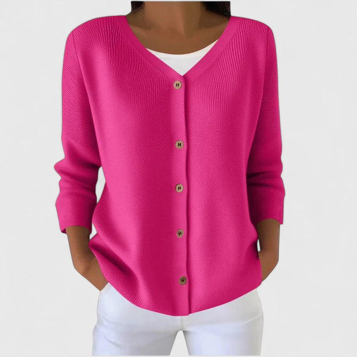 Marta | V-Neck Button Cardigan for Women
