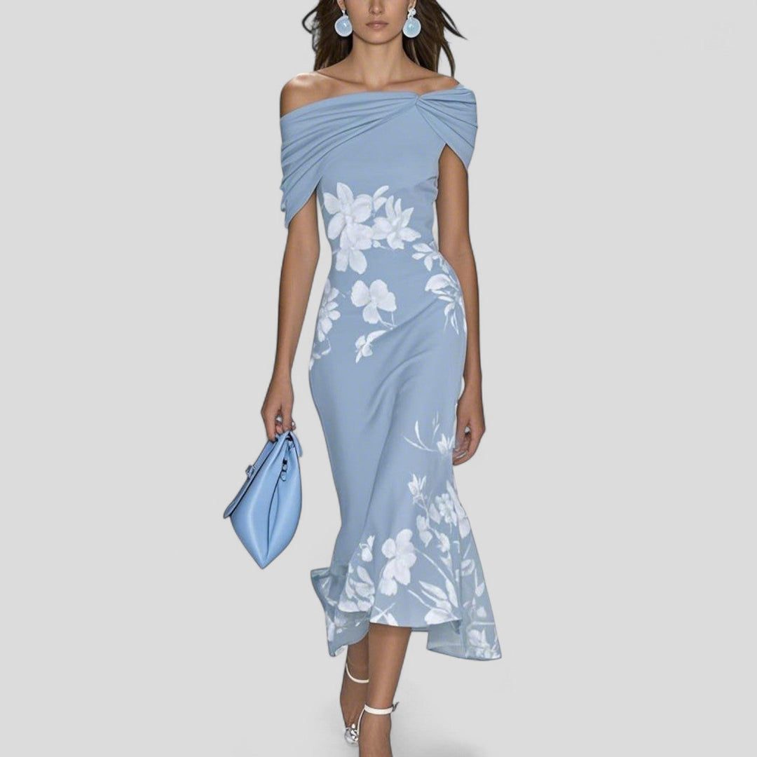 Anisha | Statement Print Midi Dress