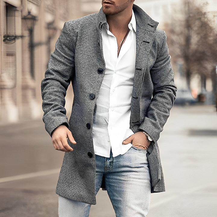Samuel | Long Button-Up Formal Coat