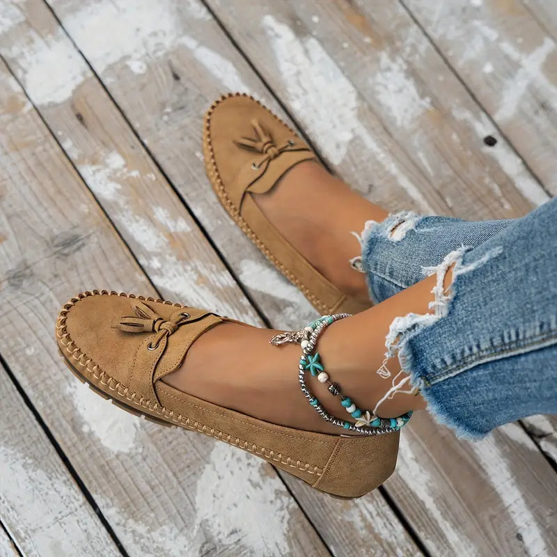 April | Tassel Loafers Slip-On Flats