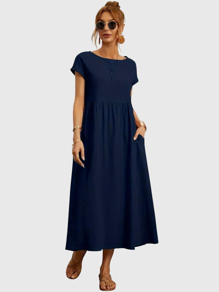 Juno | Casual Midi Dress with Pockets