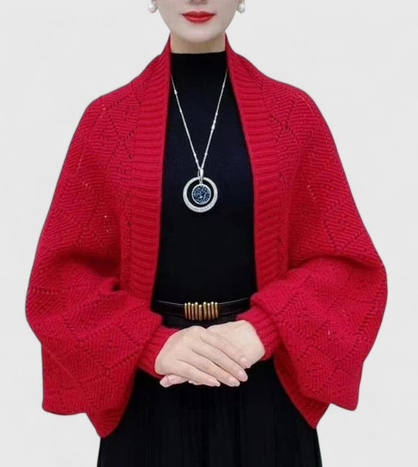 Xanthe | Chunky Knit Cardigan with Shawl Collar
