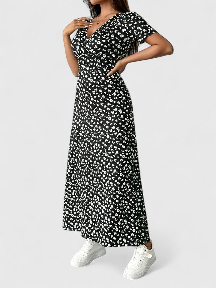 Fiorenza | Ditsy Floral Empire Waist Maxi Dress