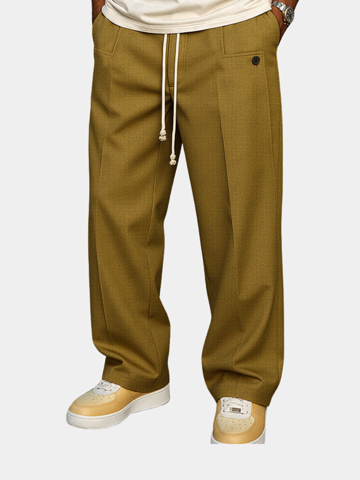 Marco | Wide Leg Drawstring Lounge Pants