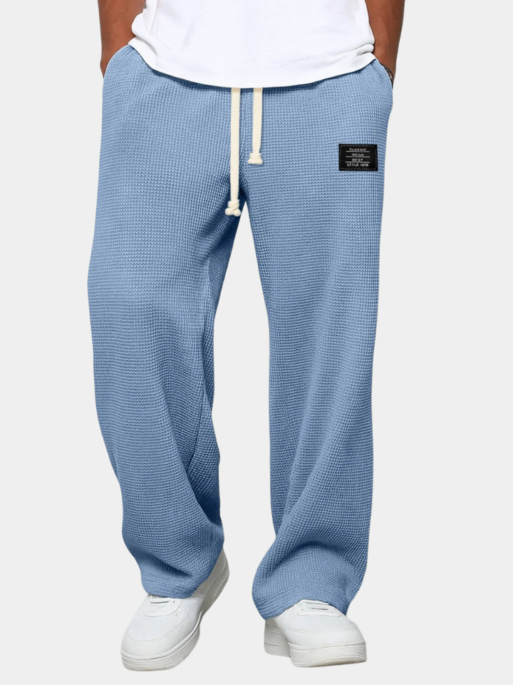Arjun | Drawstring Wide Leg Lounge Pants