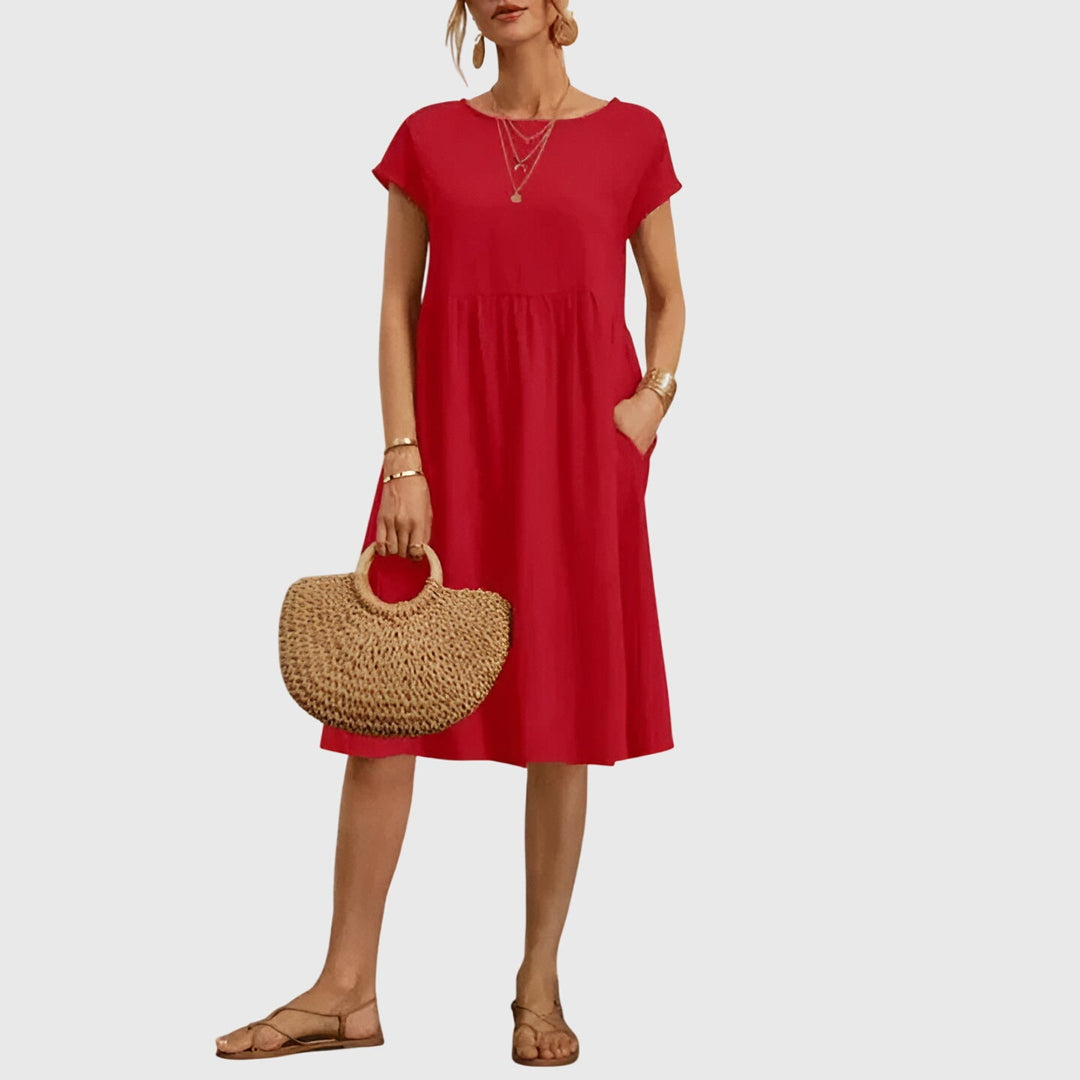 Carina | Spring Midi Floral Dress