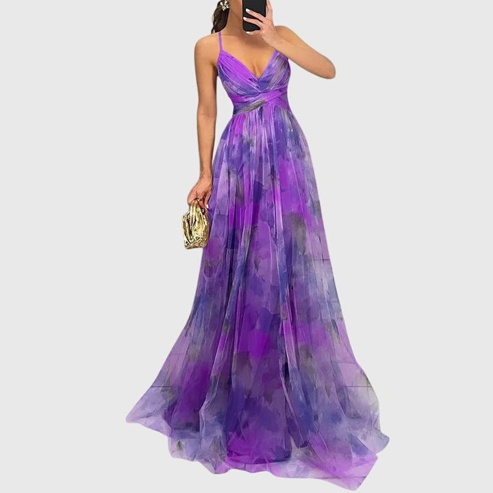 Alli | Floral Maxi Strap Dress