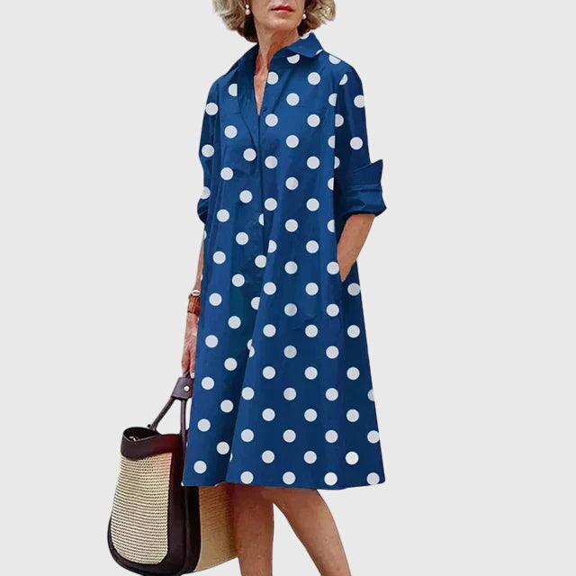 Celine | Casual Pocket Midi Dress