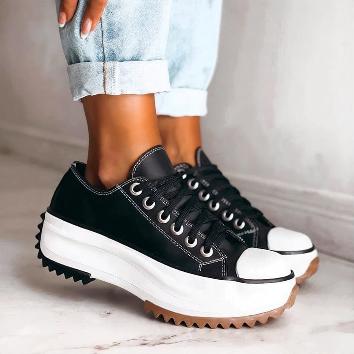 Odessa | Lace-Up Platform Shoes with Chunky Sole