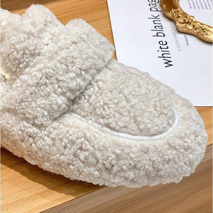 Beryl | Fluffy Faux Fur Loafers Slip-On