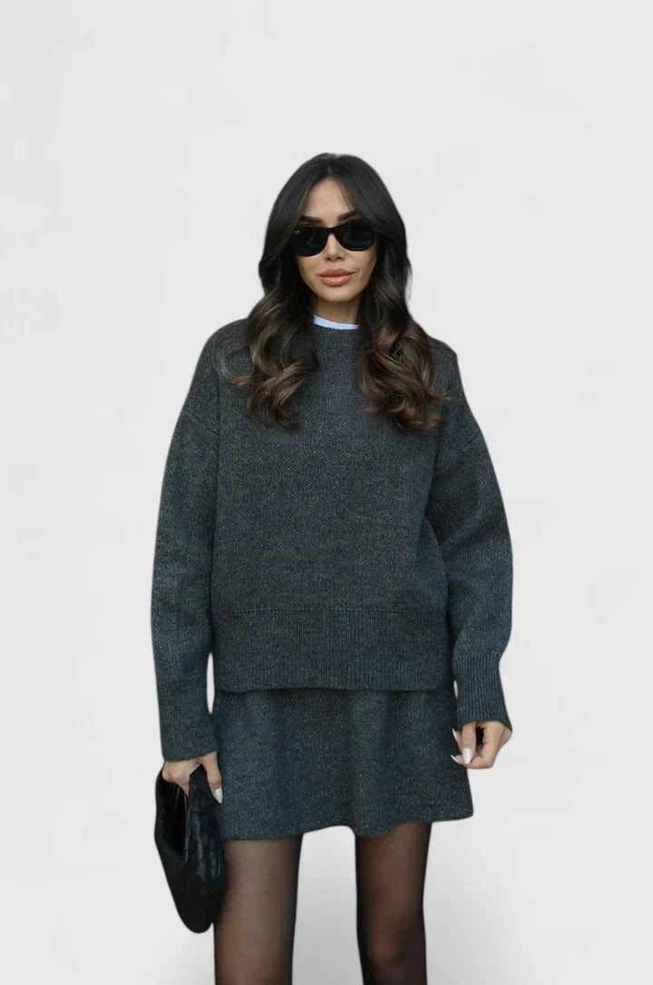 Annette | Knitted Sweater and Skirt Set