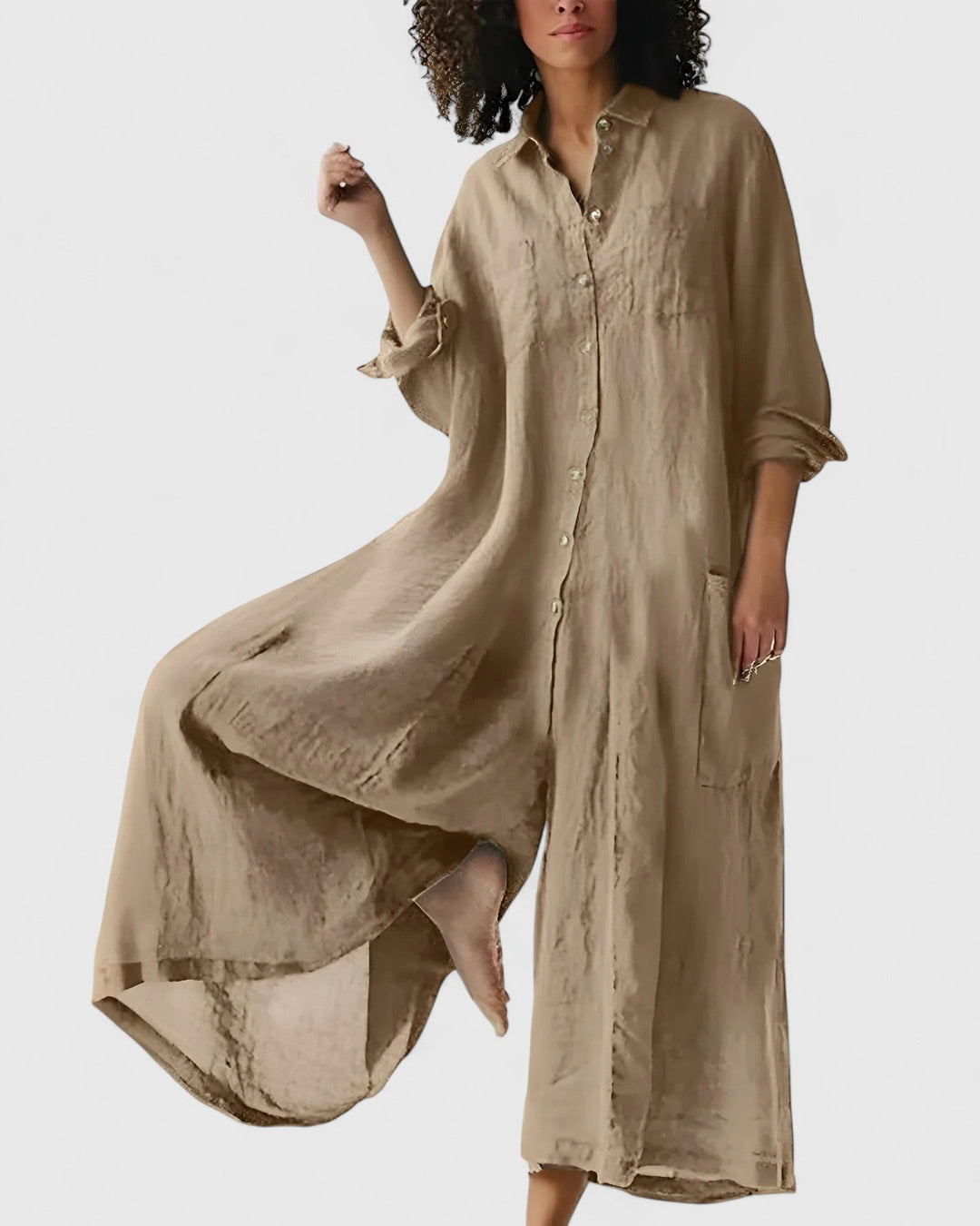 Aceline | Breezy Jumpsuit Dress