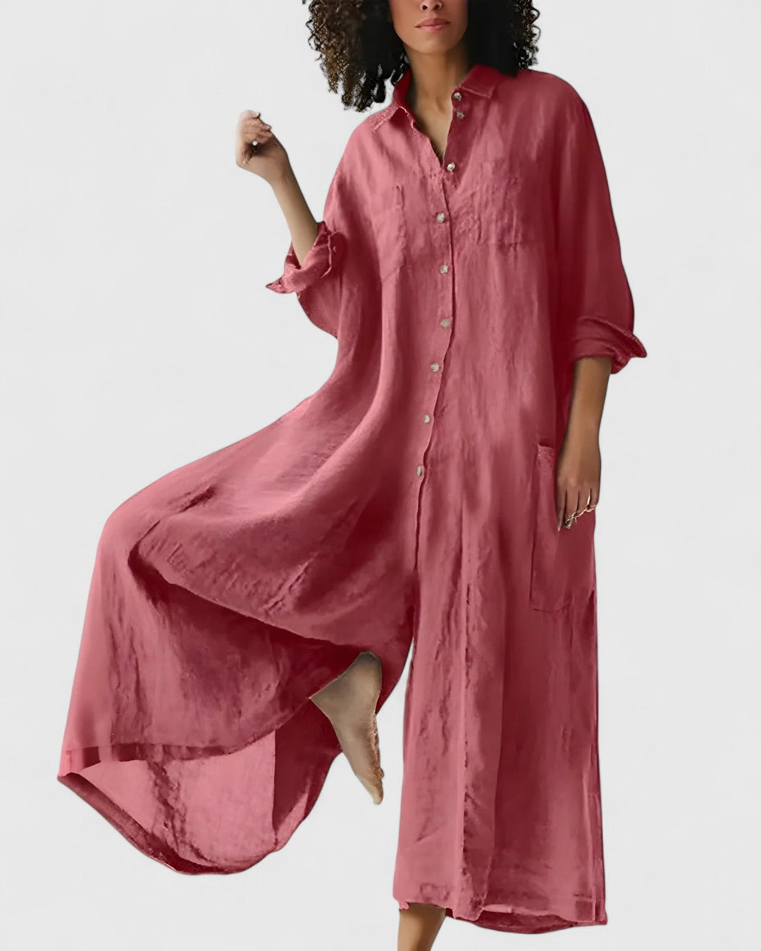 Aceline | Breezy Jumpsuit Dress