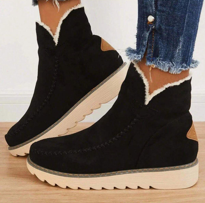 Matilda | Fleece-Lined Faux Fur Boots with Platform