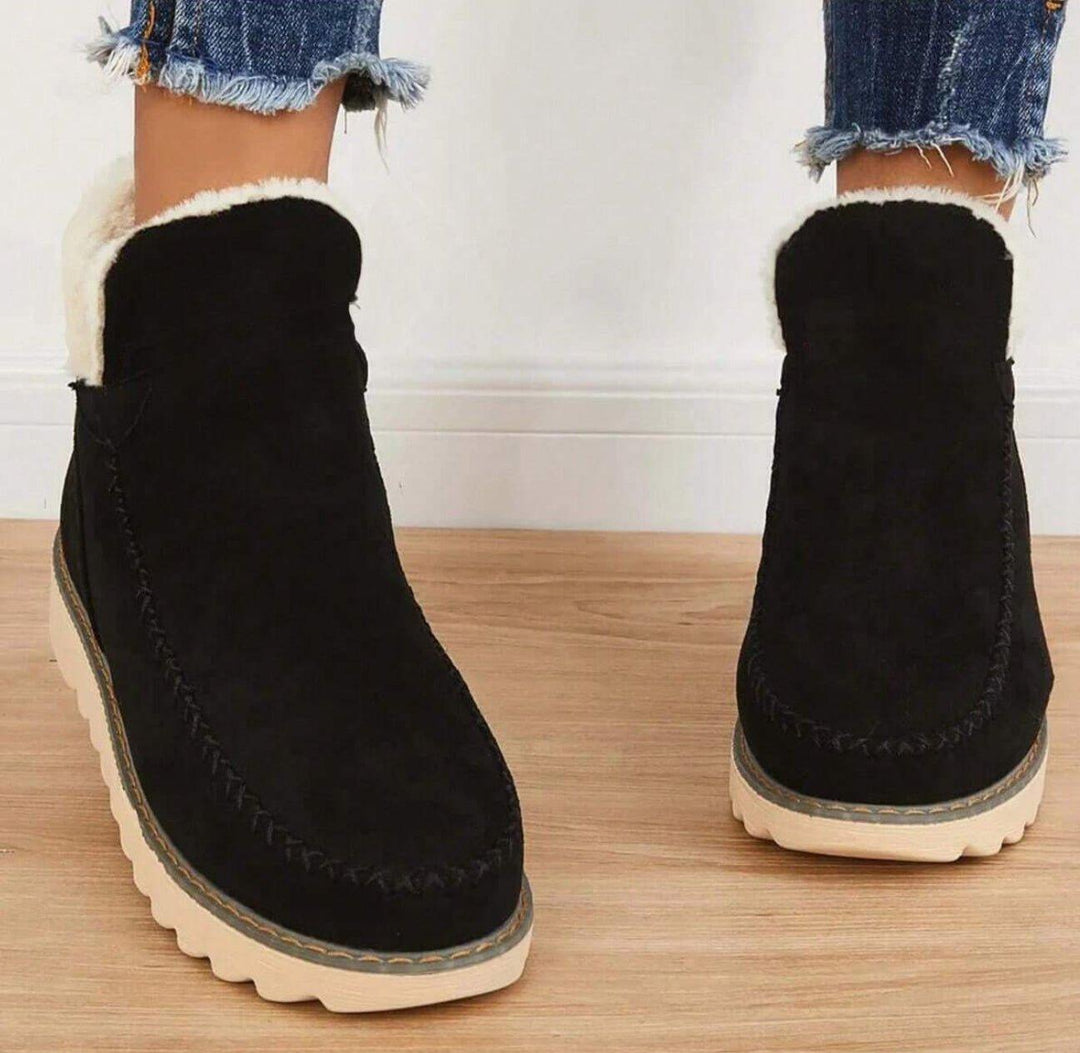 Matilda | Fleece-Lined Faux Fur Boots with Platform