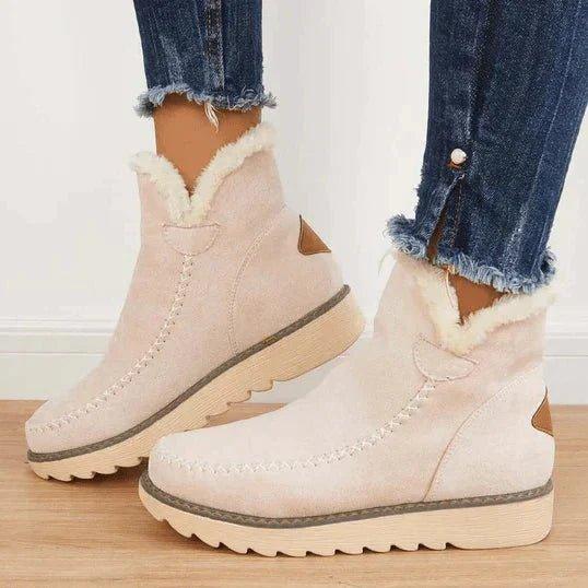 Matilda | Fleece-Lined Faux Fur Boots with Platform