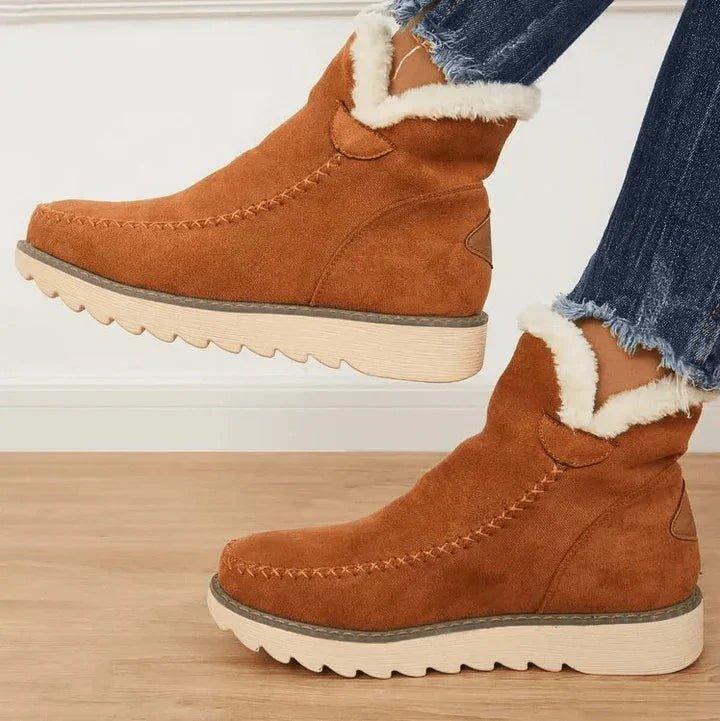 Matilda | Fleece-Lined Faux Fur Boots with Platform