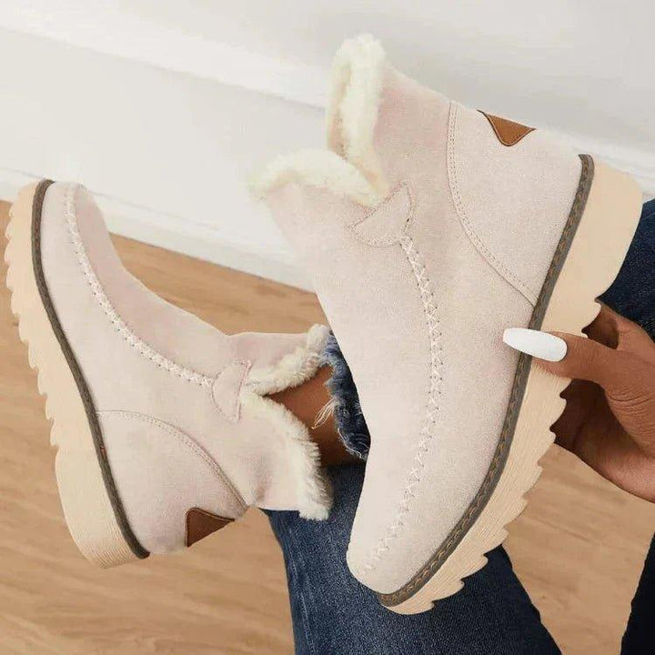 Matilda | Fleece-Lined Faux Fur Boots with Platform
