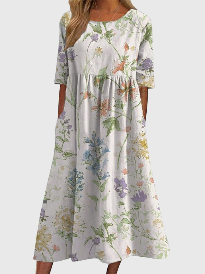 Lucille | Flattering Flowing Silhouette Dress