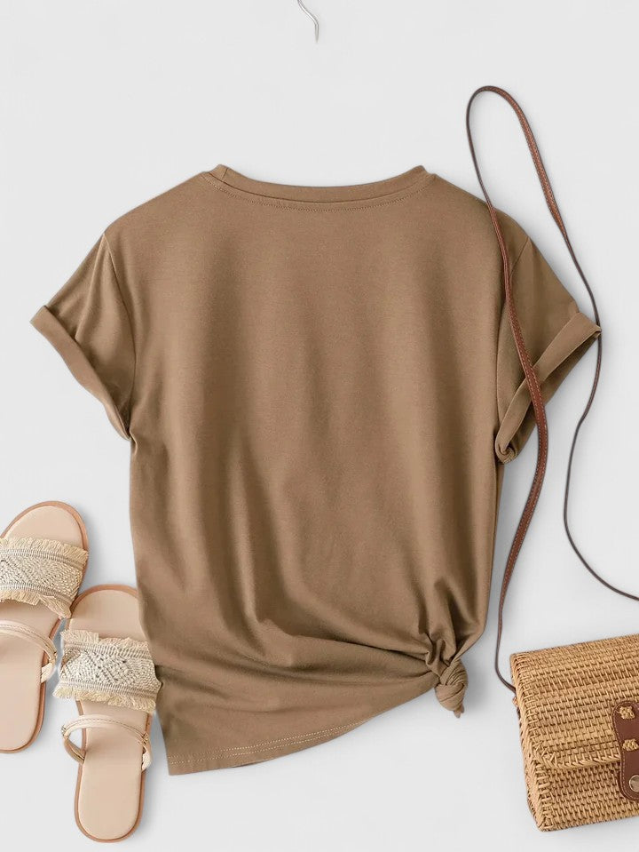 Onella | Heart Print Graphic Tee Short Sleeve